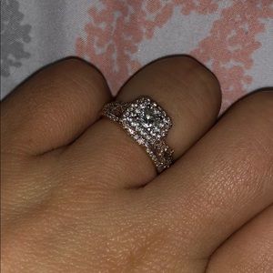 Rose gold engagement ring size 5.5
